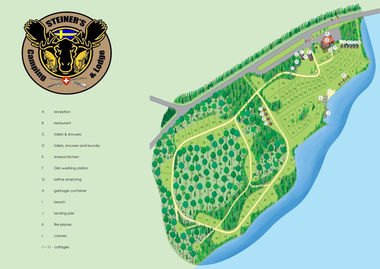 Steiner'S Camping & Lodge Johannisholm Екстериор снимка